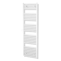 Zeus Handdoekradiator | 50x174 Cm Hoogglans Wit 1270 Watt Aluminium Centrale Verwarming
