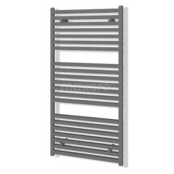 Zeus Handdoekradiator | 60x120 Cm Lichtgrijs 1160 Watt Aluminium Centrale Verwarming
