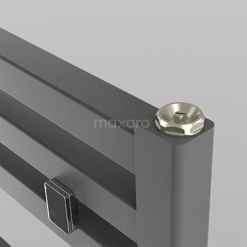 Zeus Handdoekradiator | 60x204 Cm Lichtgrijs 1933 Watt Aluminium Centrale Verwarming 3 Zeus Handdoekradiator | 60x204 Cm Lichtgrijs 1933 Watt Aluminium Centrale Verwarming - Afbeelding 3