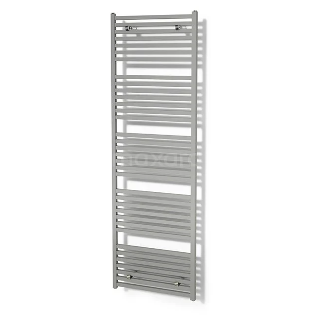 Zeus Handdoekradiator | 60x204 Cm Lichtgrijs 1933 Watt Aluminium Centrale Verwarming 1 Zeus Handdoekradiator | 60x204 Cm Lichtgrijs 1933 Watt Aluminium Centrale Verwarming