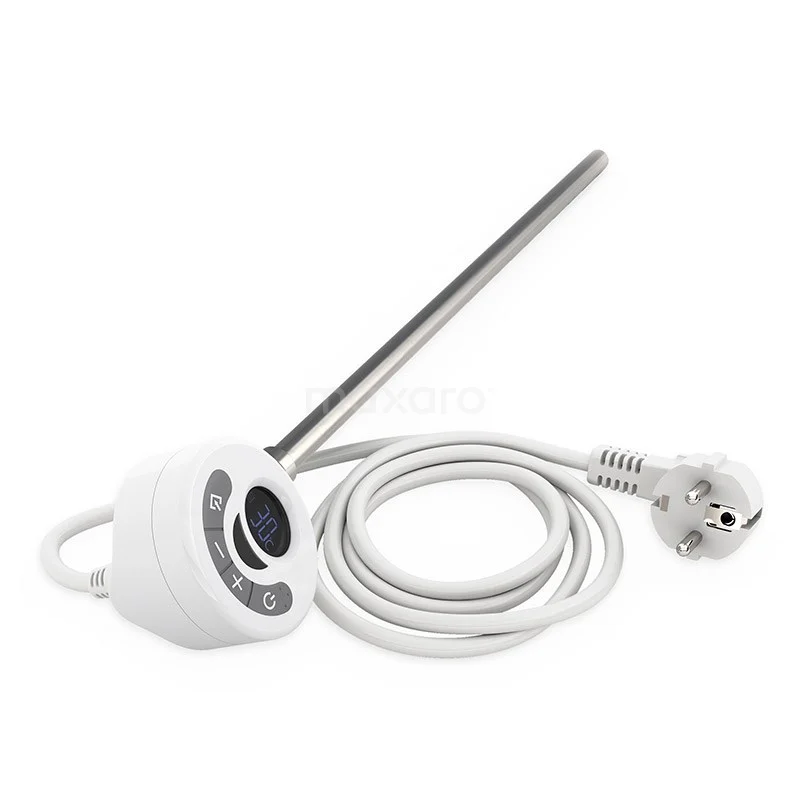 Zeus Handdoekradiator Elektrisch | 50x122 Cm Hoogglans Wit 890 Watt Aluminium 4 Zeus Handdoekradiator Elektrisch | 50x122 Cm Hoogglans Wit 890 Watt Aluminium - Afbeelding 4