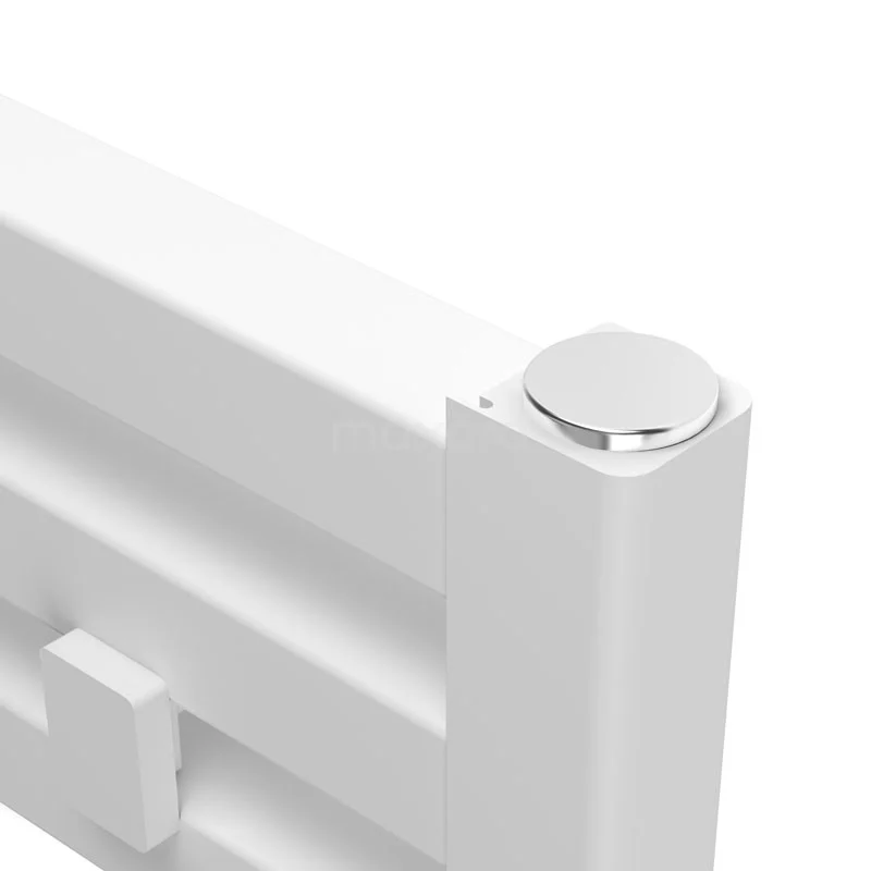 Zeus Handdoekradiator Elektrisch | 50x122 Cm Mat Wit 890 Watt Aluminium 2 Zeus Handdoekradiator Elektrisch | 50x122 Cm Mat Wit 890 Watt Aluminium - Afbeelding 2