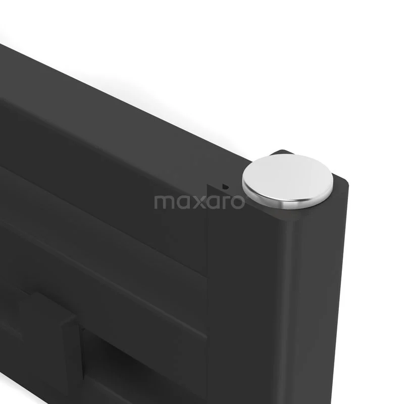 Zeus Handdoekradiator Elektrisch | 50x122 Cm Mat Zwart 890 Watt Aluminium 2 Zeus Handdoekradiator Elektrisch | 50x122 Cm Mat Zwart 890 Watt Aluminium - Afbeelding 2